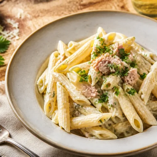Pasta al tonno e Philadelphia fit