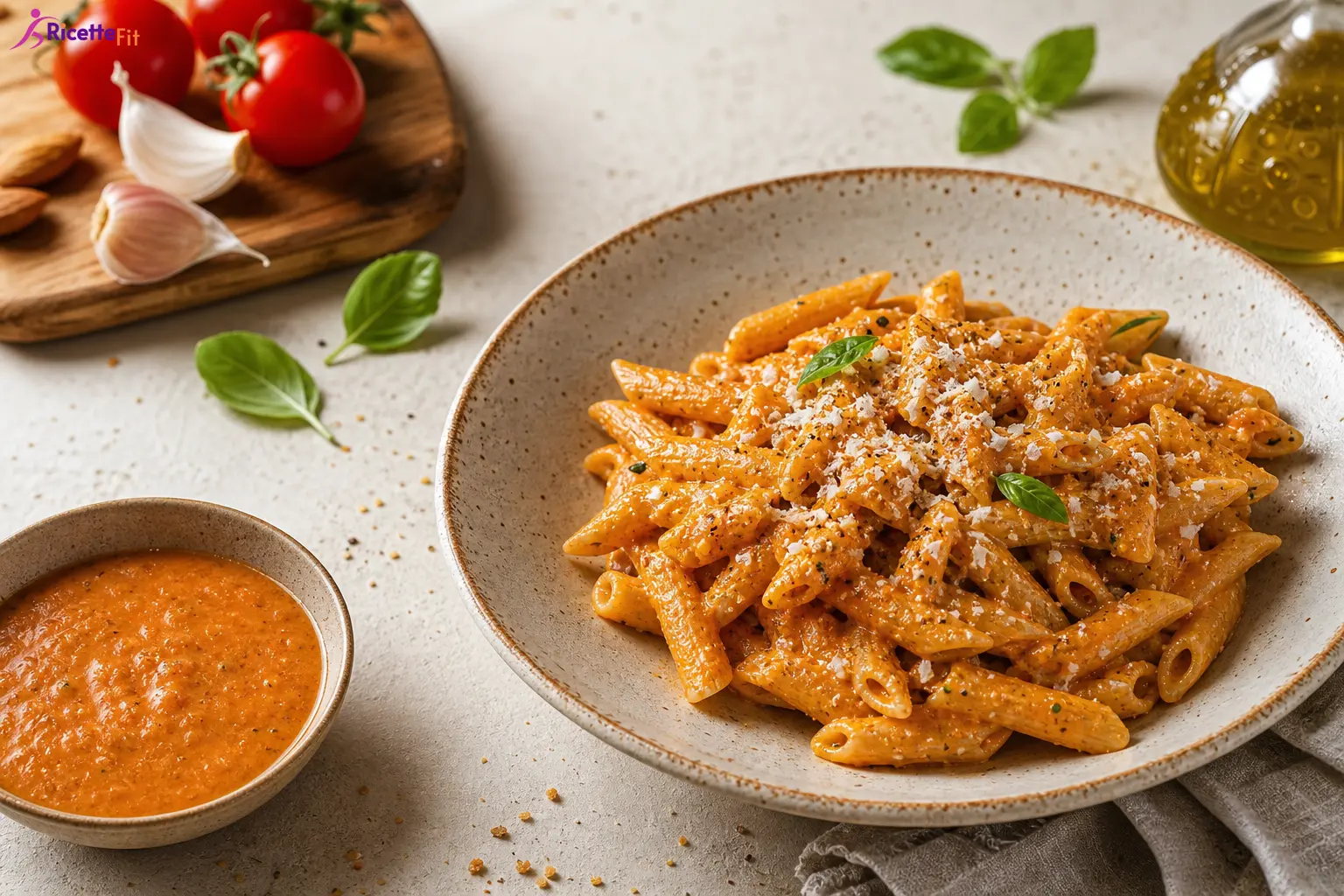 Pasta col pesto alla trapanese
