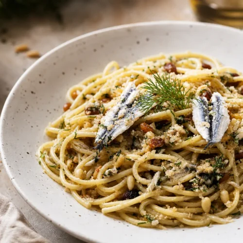 Pasta con le sarde alla siciliana
