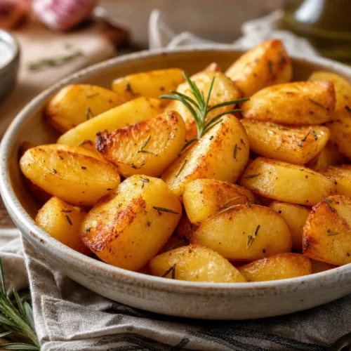 Patate al forno alla paprika con rosmarino e salsa allo yogurt