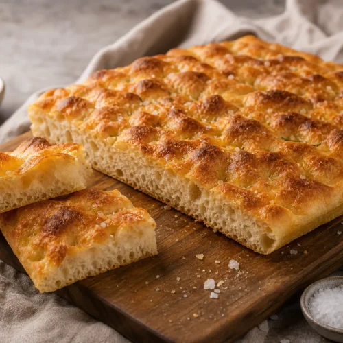 Pizza focaccia senza impasto