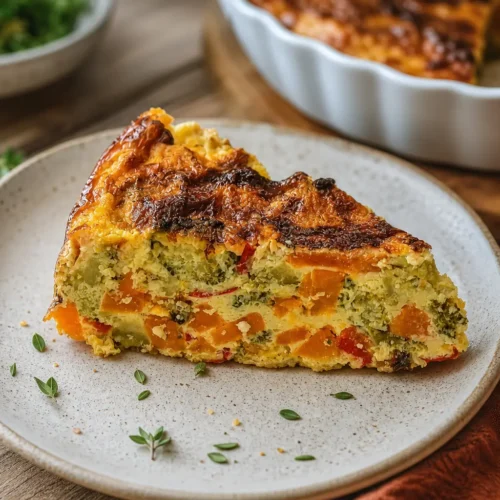 Quiche proteica alle verdure