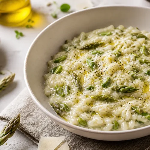 Risotto crema di asparagi e gorgonzola