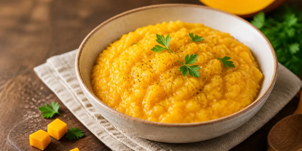 Risotto light alla zucca e parmigiano cremoso