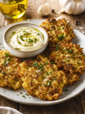 Rösti fit di patate con salsa yogurt alle erbe