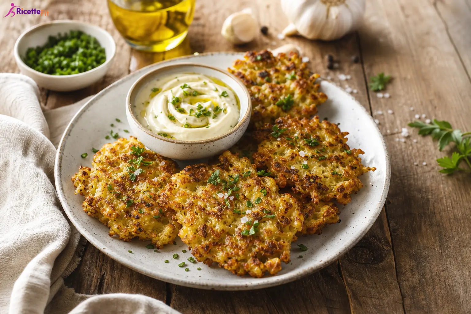 Rösti Fit con Salsa Yogurt alle Erbe