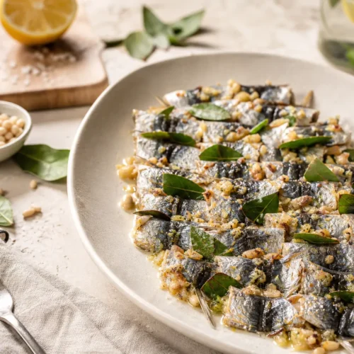 Sarde a beccafico al forno