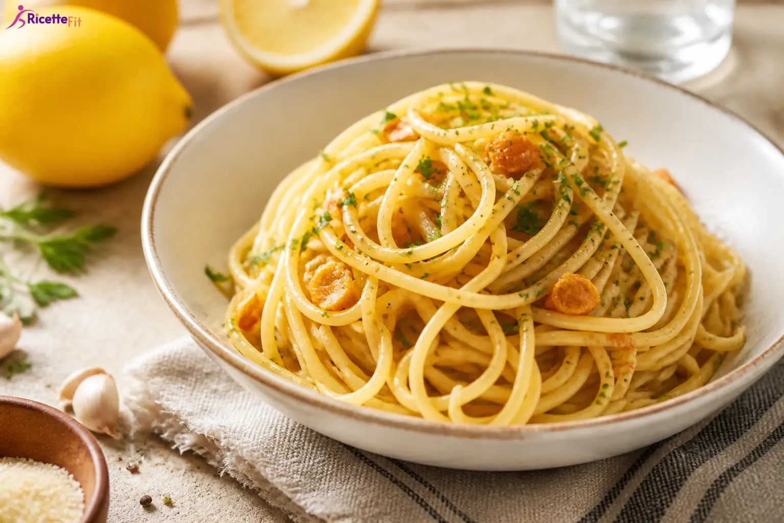Spaghetti agli agrumi fit