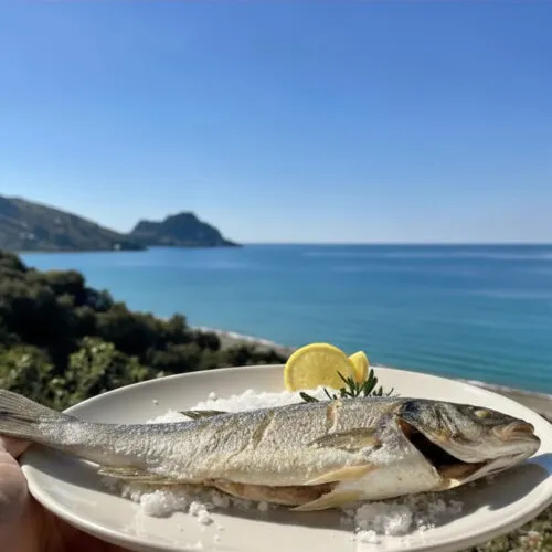 Spigola al sale
