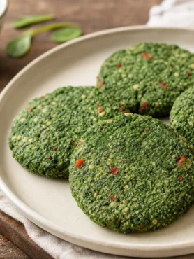 Spinacine di tofu light e vegane con spinaci e peperoncino