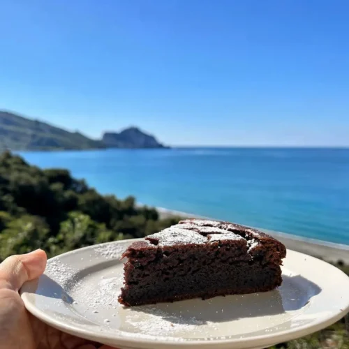 Torta light cacao e ricotta