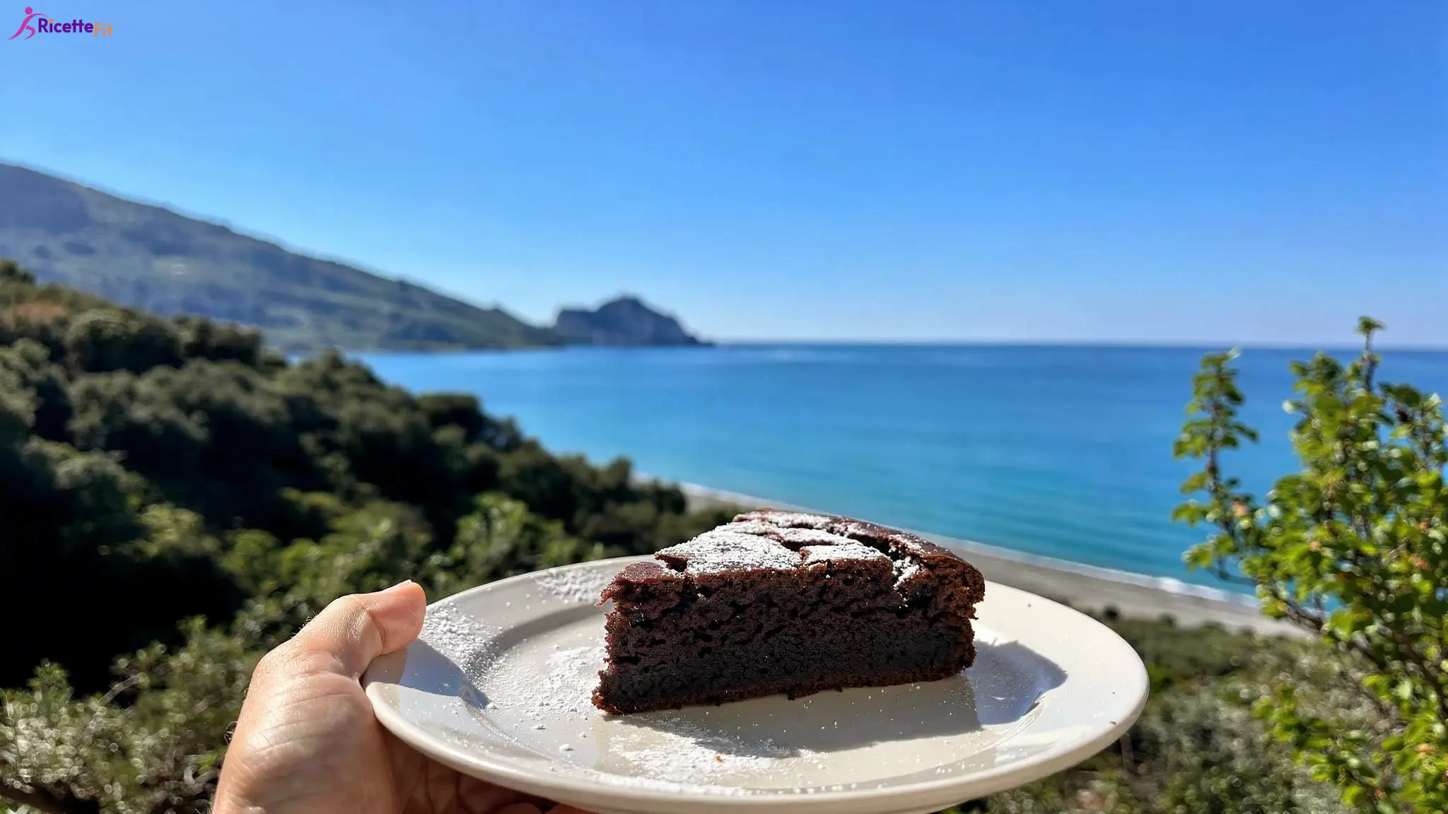 Torta light cacao e ricotta