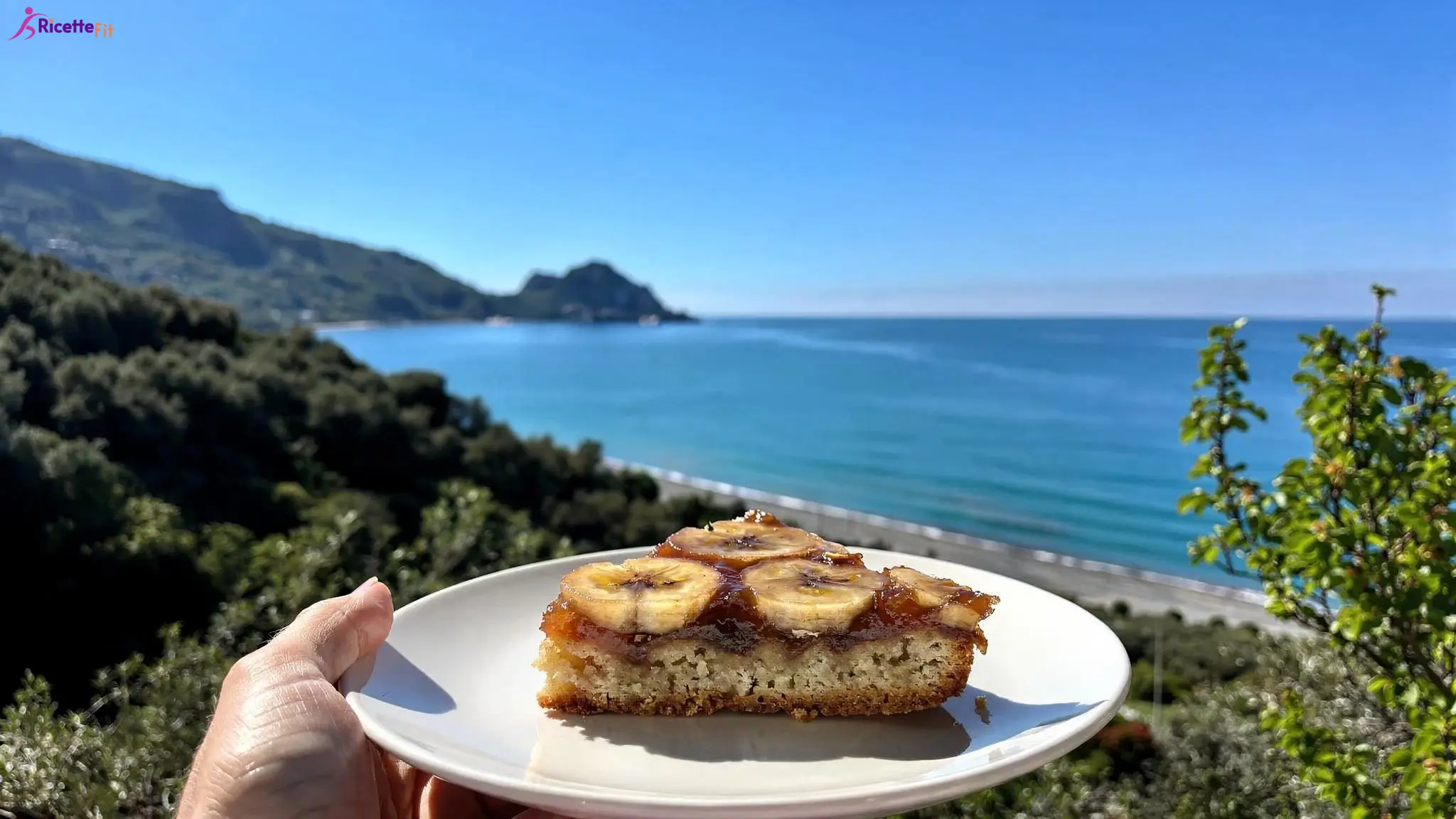 Torta rovesciata banane light