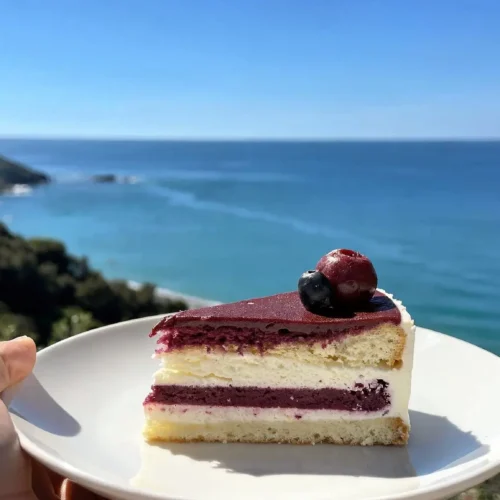 Torta versata al cacao e ricotta light