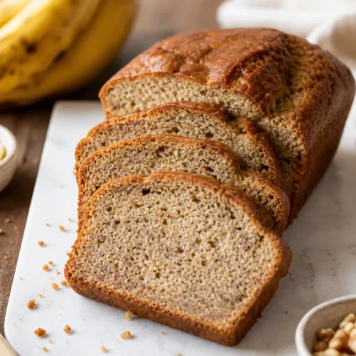 Vegan banana bread leggero