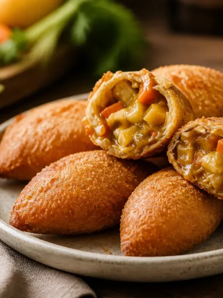 Veggie buns al curry dorati con ripieno di verdure