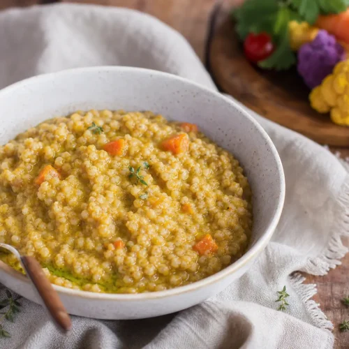 Zuppa di verdure e bulgur