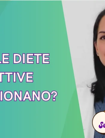 Locandina della Dott.ssa Serena Mendola che spiega perché le diete restrittive non funzionano e quali sono i limiti delle diete troppo rigide per il benessere e il mantenimento del peso.