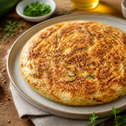 Frittata di albumi con zucchine e feta