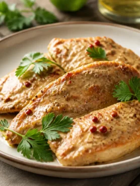 Tacchino in padella con salsa allo yogurt greco e senape