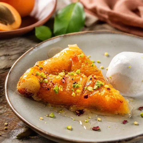 Torta rovesciata con le albicocche, facile e veloce