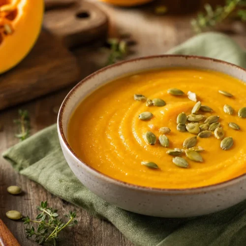 Zuppa di carote e lenticchie rosse allo zenzero