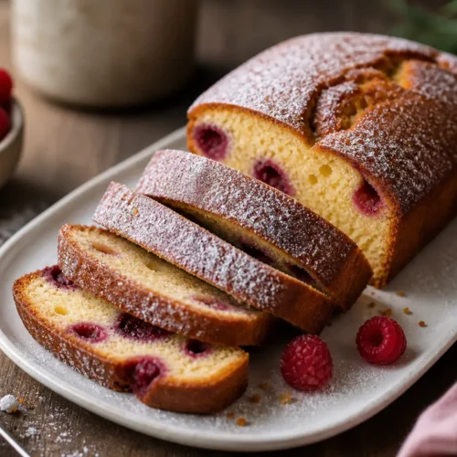 Cake fit alla vaniglia e ai lamponi