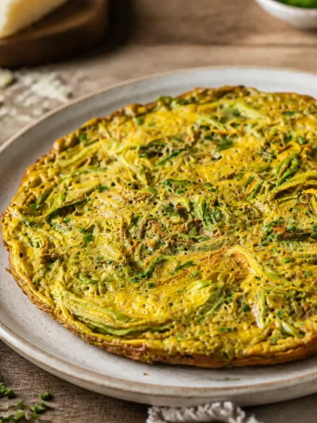 Frittata fit ai fiori di zucca con zucchine ed erbe fresche