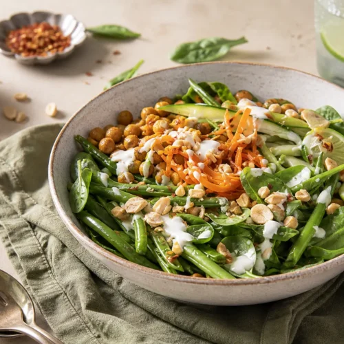 Insalata di ceci con yogurt e curry