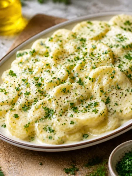 Insalata di patate con maionese aromatica, yogurt greco ed erbe fresche
