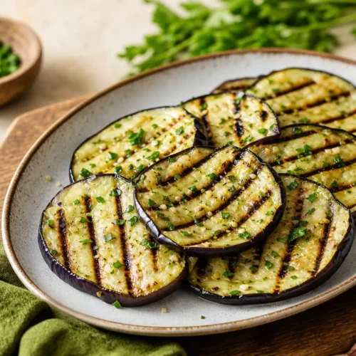 Melanzane grigliate con salsa tahina