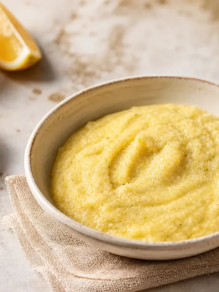 Pesto di limoni fit cremoso con mandorle, basilico e yogurt greco
