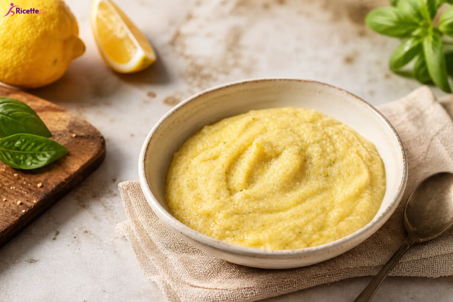 Pesto di limoni fit cremoso con mandorle, basilico e yogurt greco