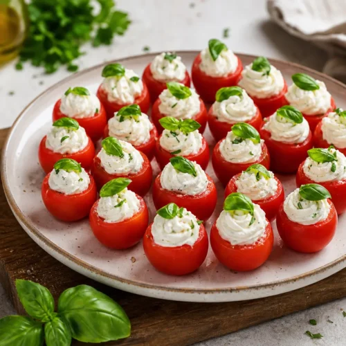 Pomodori ripieni di caprino